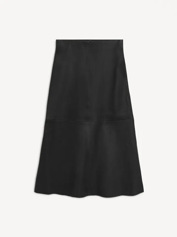 Skirts Women By Malene Birger Simoas Leather Skirt Black Skirts Women By Malene Birger Simoas Leather Skirt Black
