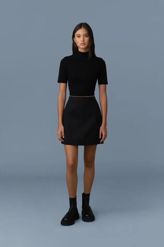 Skirts Women Mackage NELLACO Panelled Cotton ALine Skirt Skirts Women Mackage NELLACO Panelled Cotton ALine Skirt