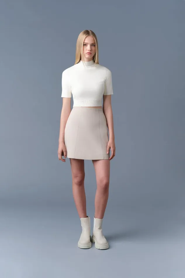 Skirts Women Mackage NELLACO Panelled Cotton ALine Skirt Skirts Women Mackage NELLACO Panelled Cotton ALine Skirt