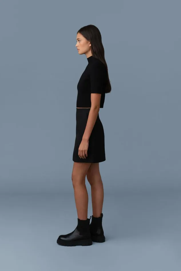 Skirts Women Mackage NELLACO Panelled Cotton ALine Skirt Skirts Women Mackage NELLACO Panelled Cotton ALine Skirt