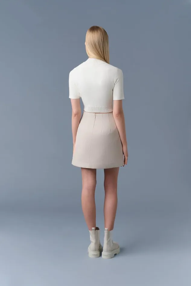 Skirts Women Mackage NELLACO Panelled Cotton ALine Skirt Skirts Women Mackage NELLACO Panelled Cotton ALine Skirt