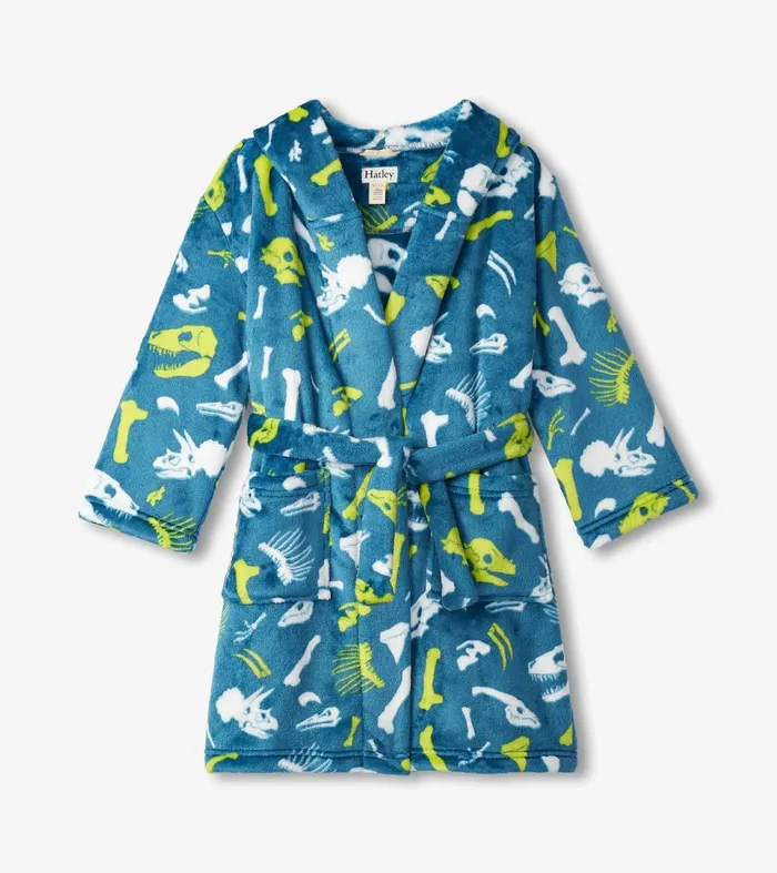 Sleepwear Boys Hatley Baby Boys Dino Fossils Fleece Robe