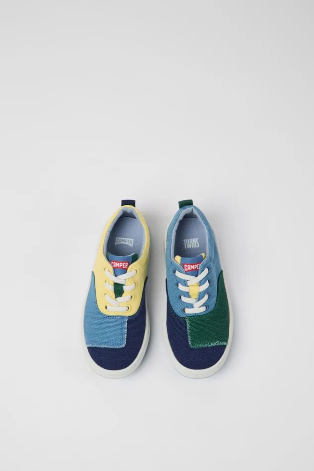 Sneakers Kids Camper Twins Multicolored Textile Sneakers