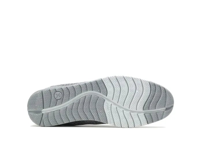 Sneakers Men Hush Puppies Expert Knit Plain Toe Oxford Grey Textile