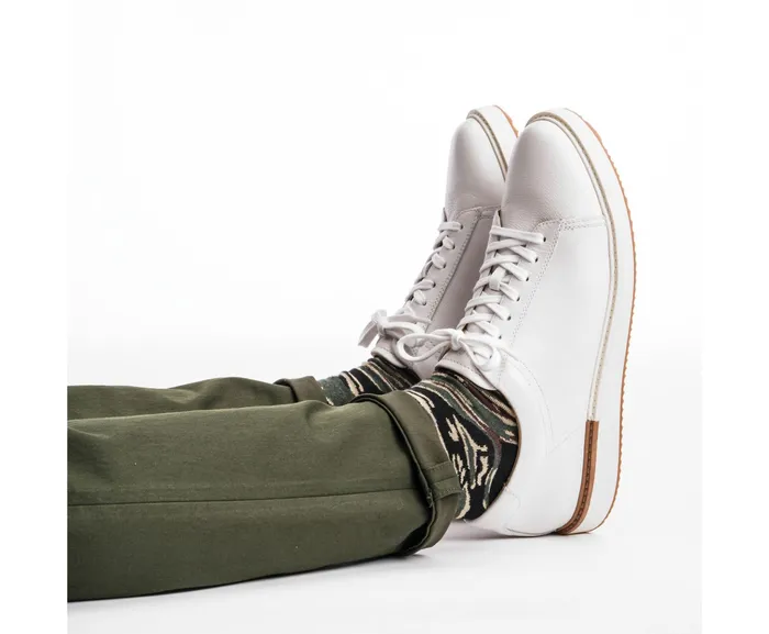 Sneakers Men Hush Puppies Heath Sneaker White Leather