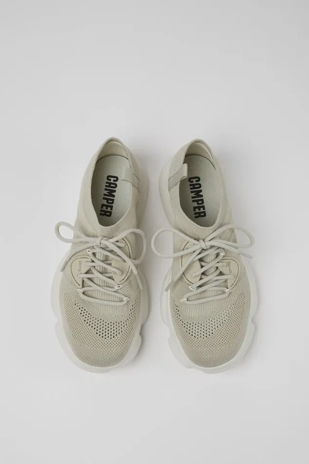 Sneakers Women Camper Karst Gray Textile Sneakers