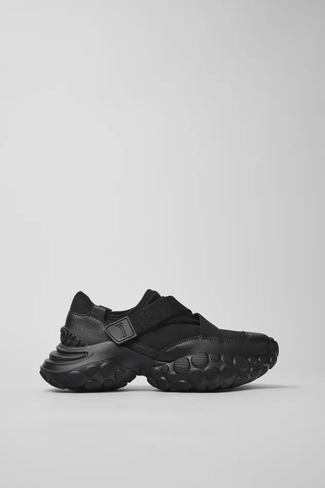 Sneakers Women Camper Pelotas Mars Black TextileLeather Sneaker Sneakers Women Camper Pelotas Mars Black TextileLeather Sneaker