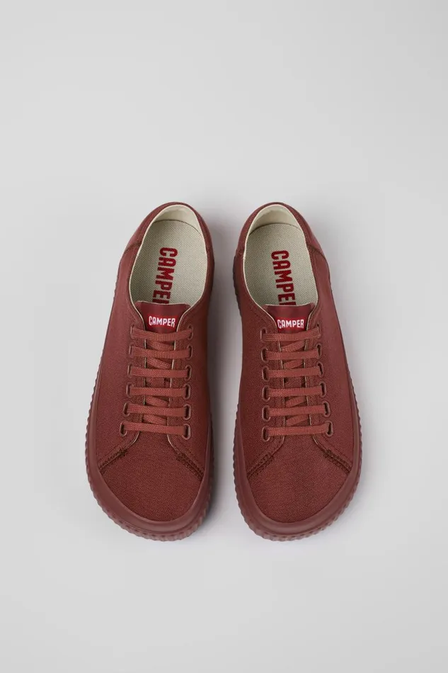 Sneakers Women Camper Peu Roda Red TENCEL Shoes