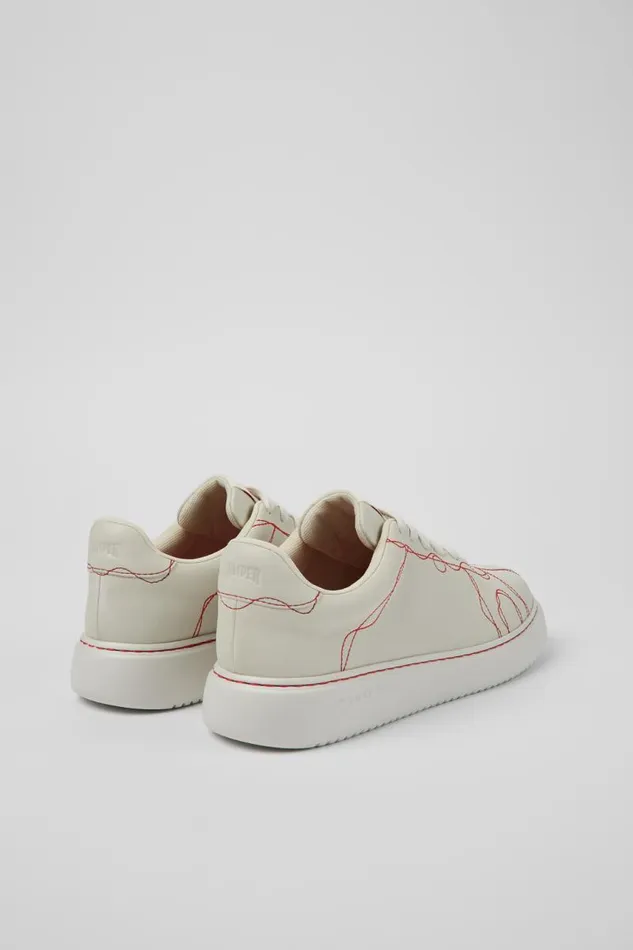 Sneakers Women Camper Twins White Leather Sneaker Sneakers Women Camper Twins White Leather Sneaker