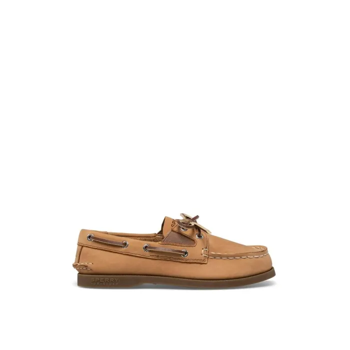 Sperry Authentic Original Slip On Boat Shoe Dark Brown Kids Boat Shoes