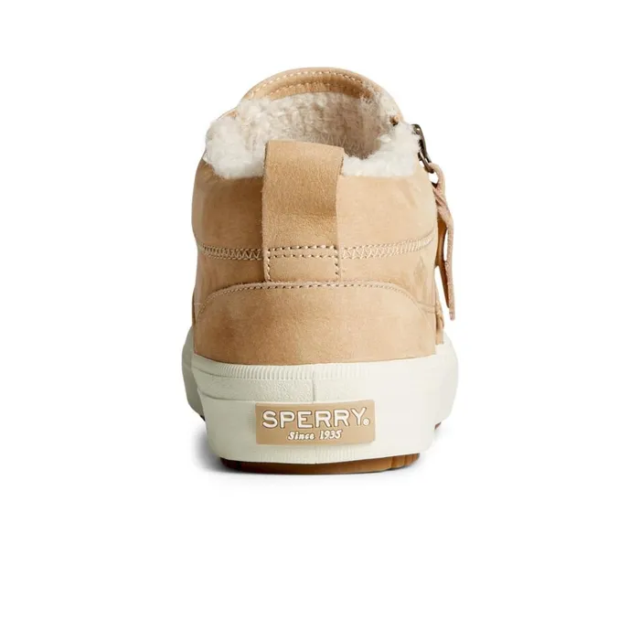 Sperry Crest Side Zip Cozy Sneaker Khaki Women Boots