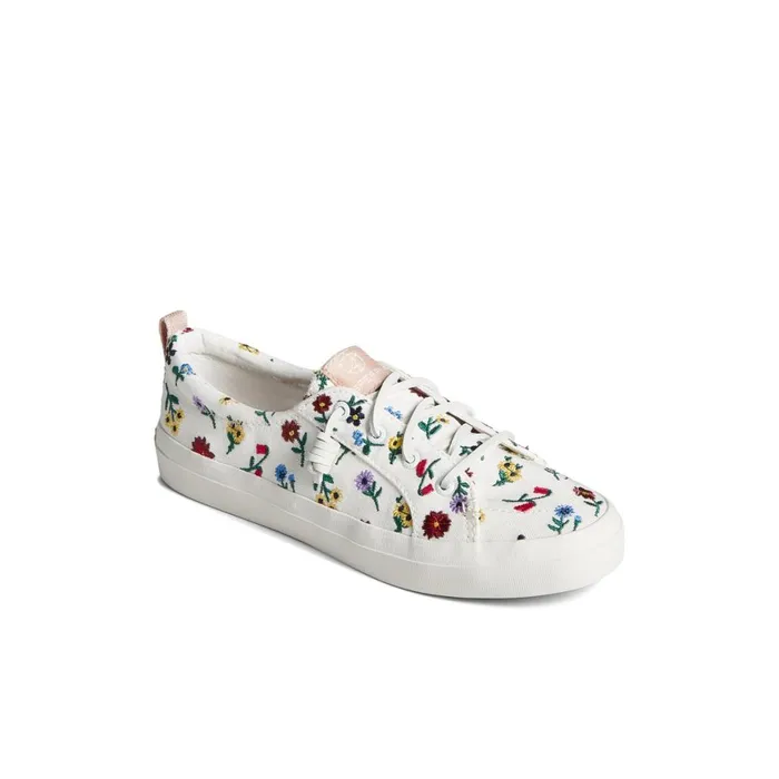 Sperry Crest Vibe Floral Sneaker Brown Primary 8211 Multi Women Sneakers