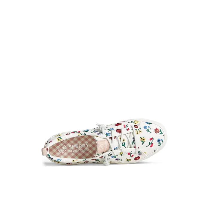 Sperry Crest Vibe Floral Sneaker Brown Primary 8211 Multi Women Sneakers