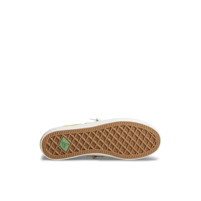Sperry Crest Vibe Sun Platform Sneaker White Textile Woven Women Sneakers