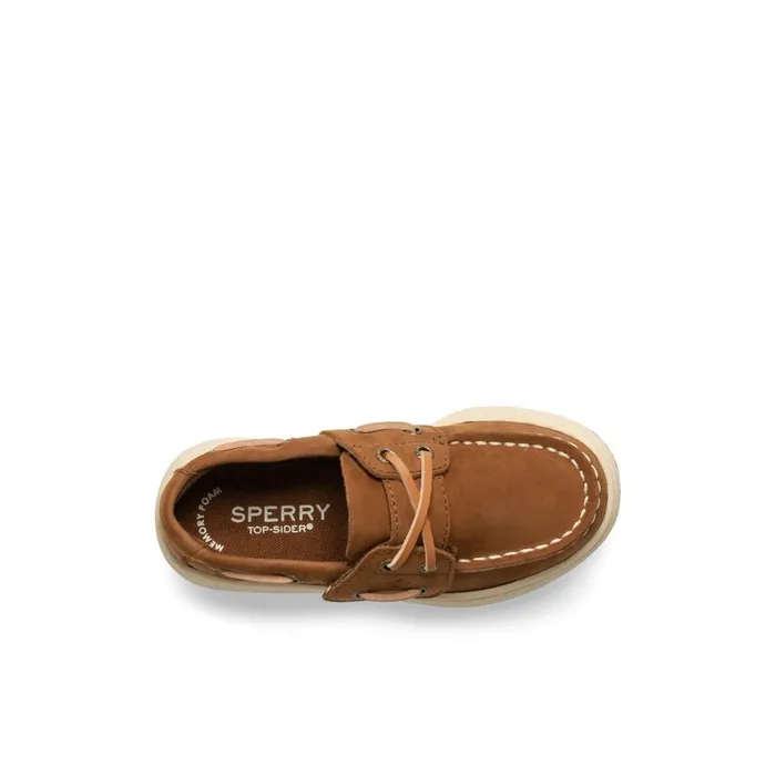 Sperry Cup II Jr Boat Shoe Brown Kids Boat Shoes