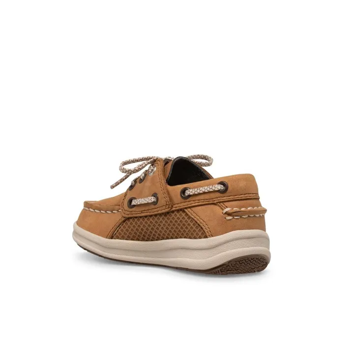 Sperry Gamefish Junior Boat Shoe Dark Beige Kids Boat Shoes