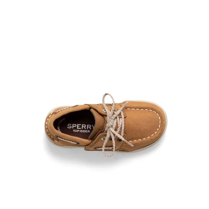 Sperry Gamefish Junior Boat Shoe Dark Beige Kids Boat Shoes