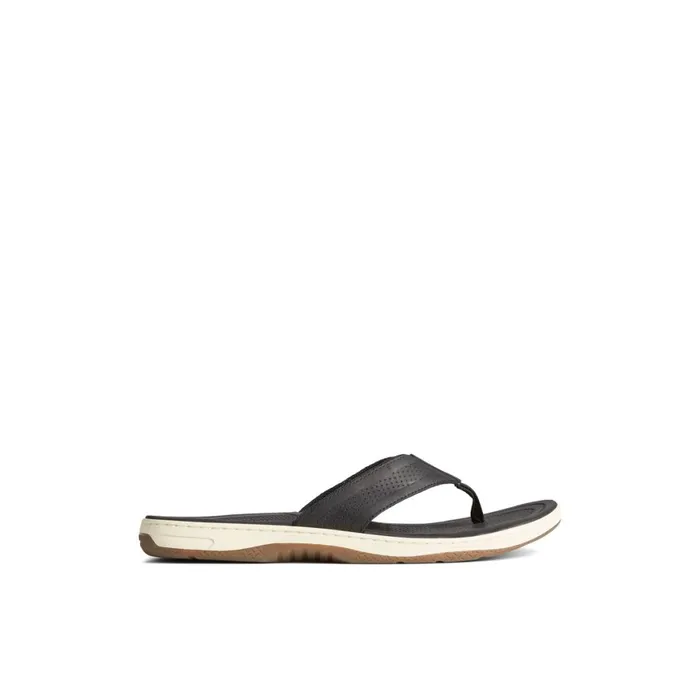 Sperry Havasu Perf Flip Flop Black Men Sandals