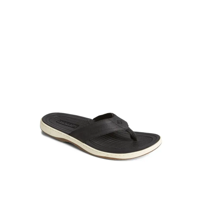 Sperry Havasu Perf Flip Flop Black Men Sandals