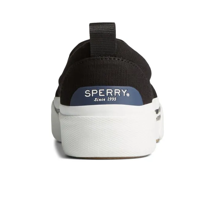Sperry Pier Wave Platform Slip On Sneaker Black Women Sneakers