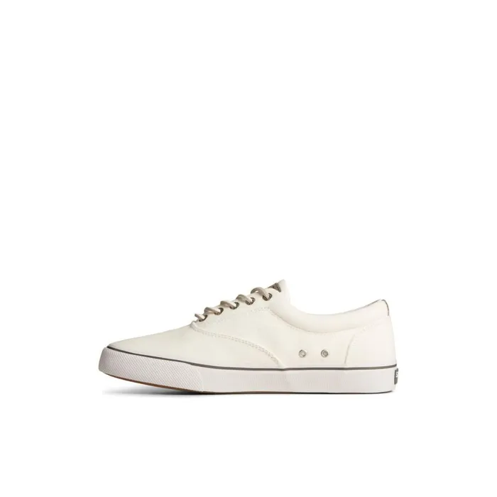 Sperry SeaCycled Striper II CVO Textile Sneaker White Men Sneakers