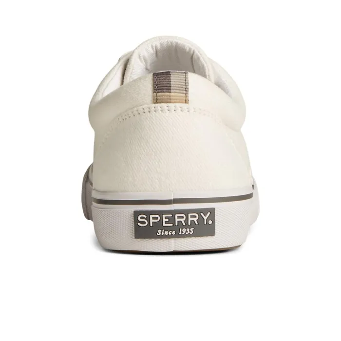 Sperry SeaCycled Striper II CVO Textile Sneaker White Men Sneakers