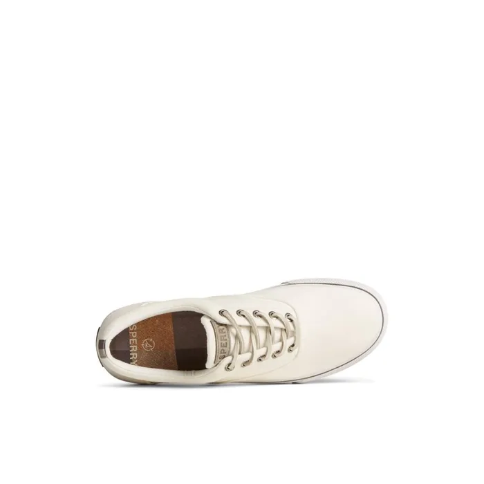 Sperry SeaCycled Striper II CVO Textile Sneaker White Men Sneakers