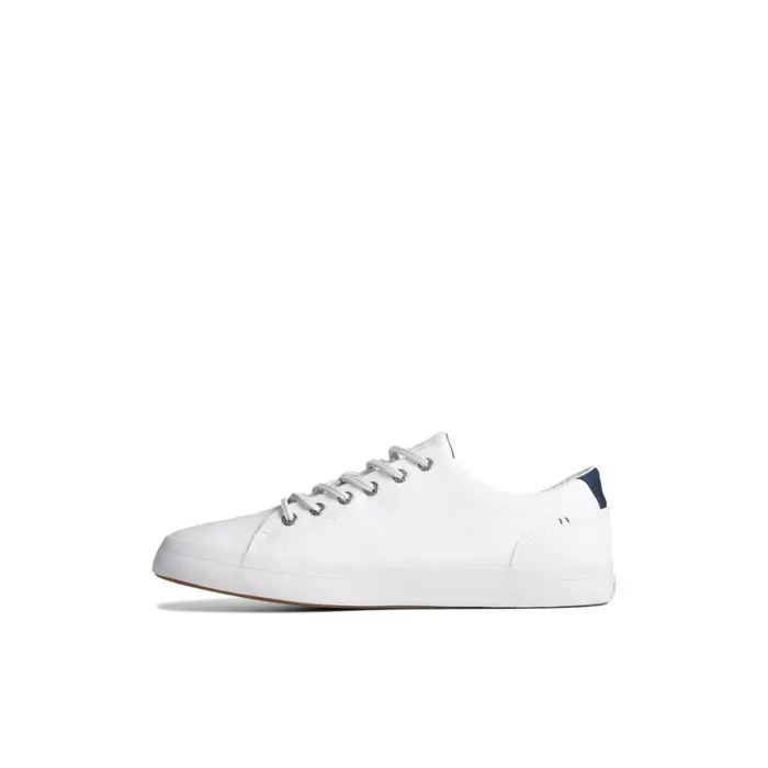 Sperry SeaCycled Striper II Textile Sneaker White Men Sneakers