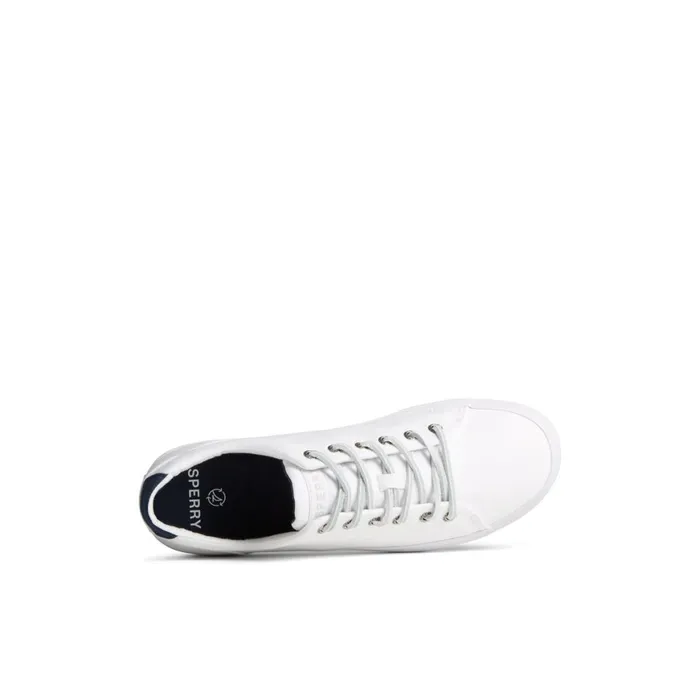 Sperry SeaCycled Striper II Textile Sneaker White Men Sneakers