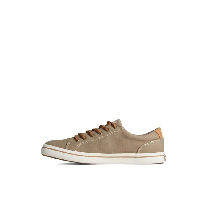 Sperry Striper II Linen LTT Sneaker Medium Beige Men Sneakers