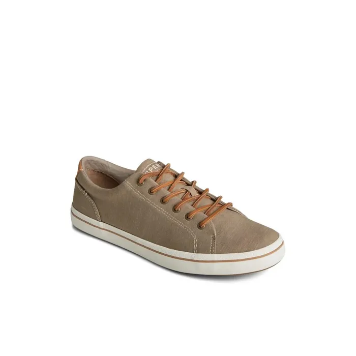 Sperry Striper II Linen LTT Sneaker Medium Beige Men Sneakers