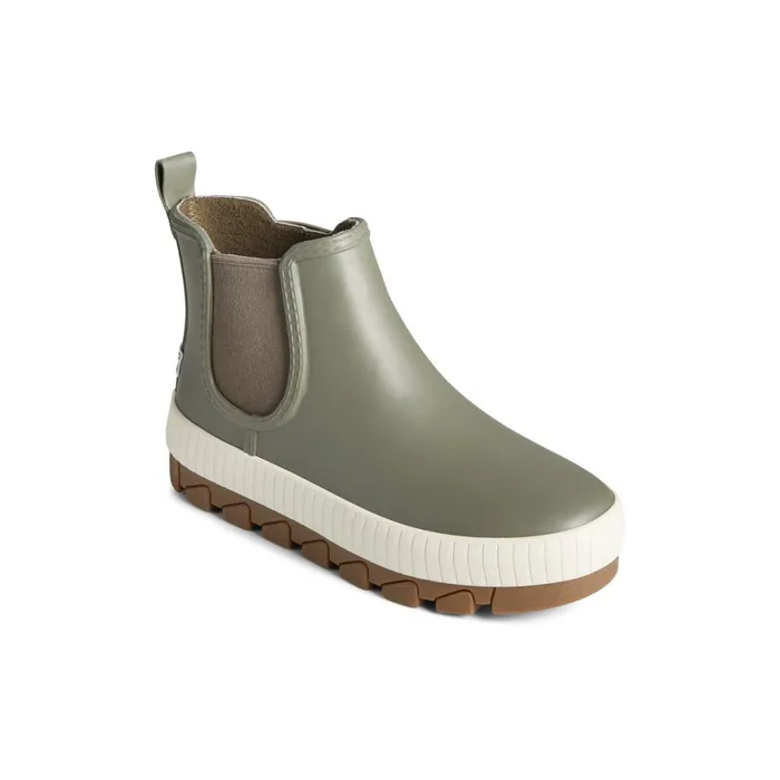 Sperry Torrent Chelsea Waterproof Rain Boot Medium Green Women Boots