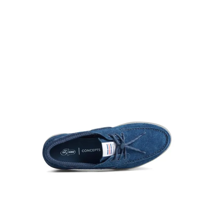 Sperry X Concepts Authentic Original 3Eye Cup Boat Shoe Blue Men Boat Shoes