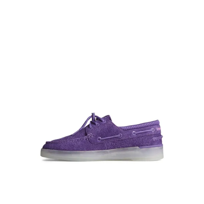 Sperry X Concepts Authentic Original 3Eye Cup Boat Shoe Purple Men Boat Shoes
