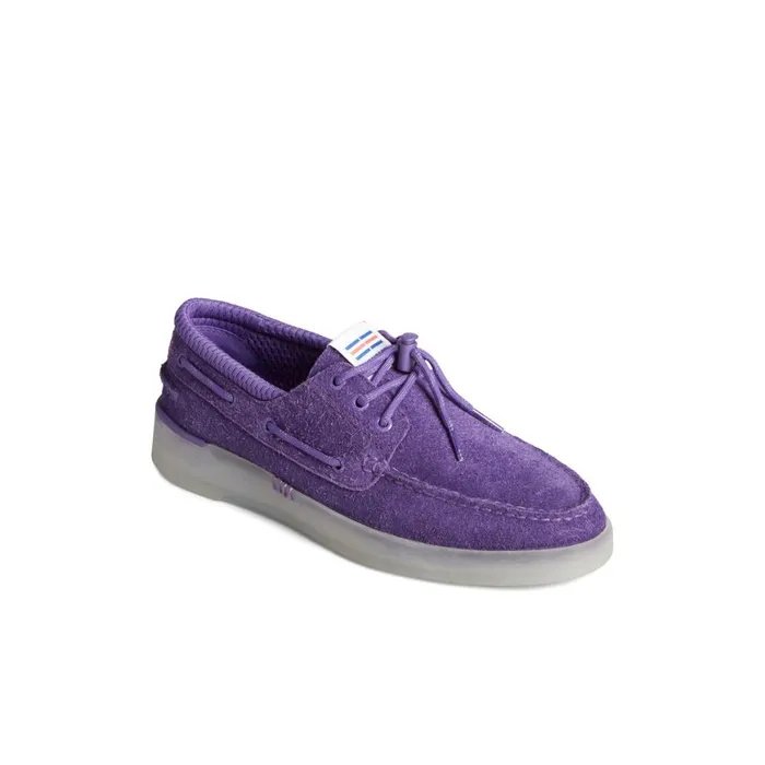 Sperry X Concepts Authentic Original 3Eye Cup Boat Shoe Purple Men Boat Shoes