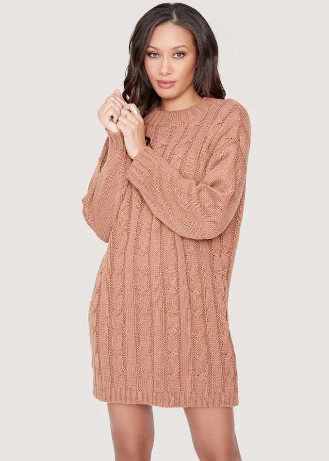 Staycation Mini Dress Tan Women Lost Wander Dresses