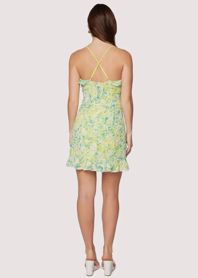 Sunbloom Mini Dress Yellowmulti Women Lost Wander Dresses