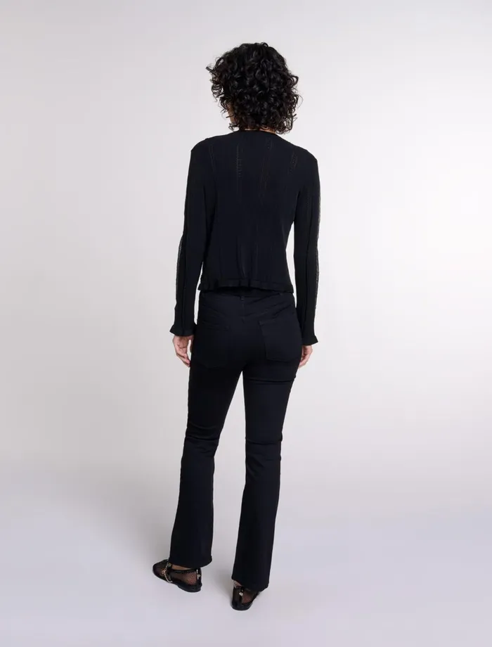 Sweaters and Cardigans Women Maje 2In1 Cardigan Black