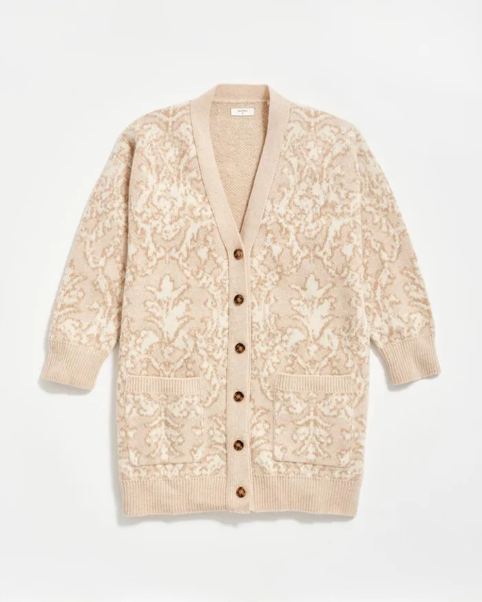 Sweaters and Knits Women Billy Reid Boyfriend Cardigan Ivorybeige