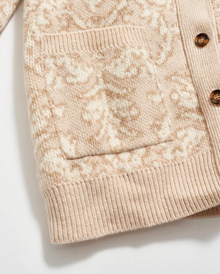 Sweaters and Knits Women Billy Reid Boyfriend Cardigan Ivorybeige