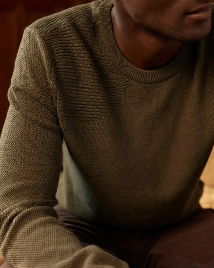 Sweaters and Sweatshirts Men Billy Reid Hunting Sweater Fern