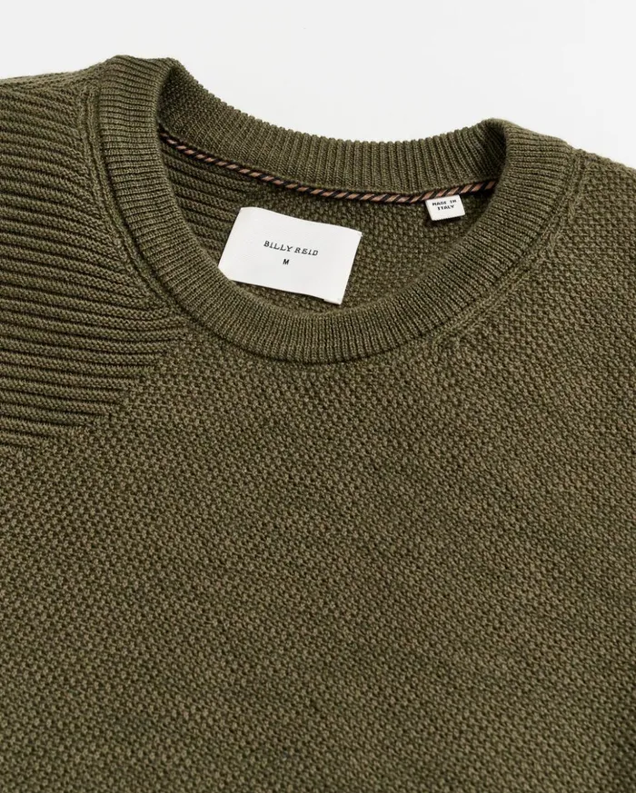 Sweaters and Sweatshirts Men Billy Reid Hunting Sweater Fern
