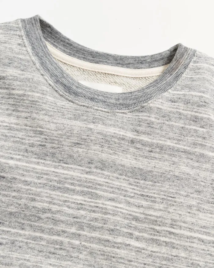 Sweaters and Sweatshirts Men Billy Reid Terry Knit Crew Light Grey