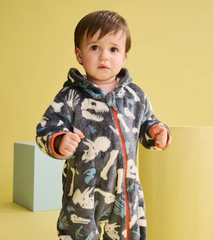Sweaters Baby and Toddler Hatley Baby Boys Dino Fossils Fleece Suit