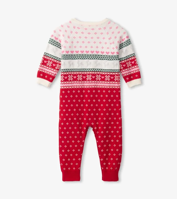 Sweaters Baby and Toddler Hatley Baby Deer Fairisle Sweater Onesie