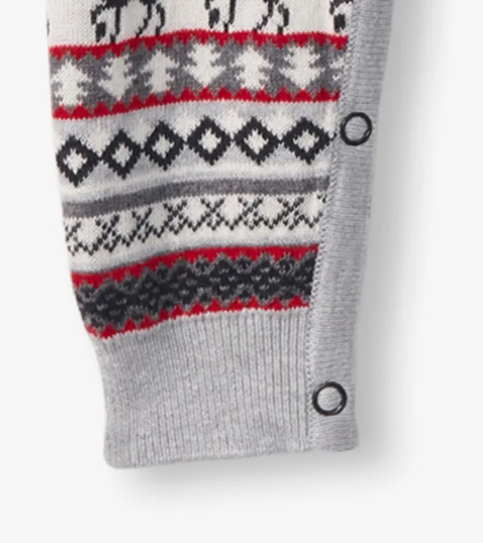 Sweaters Baby and Toddler Hatley Baby Stag Fairisle Sweater Onesie