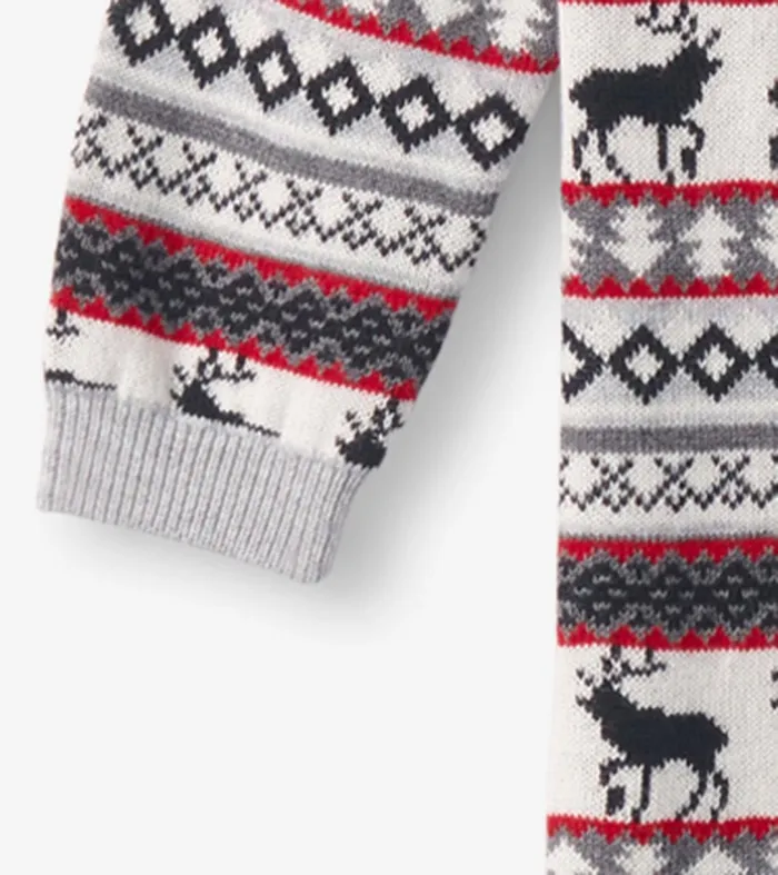 Sweaters Baby and Toddler Hatley Baby Stag Fairisle Sweater Onesie