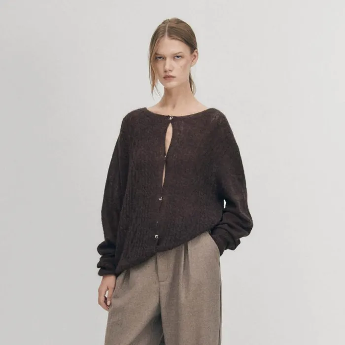 Sweaters Cardigans Women ALOHAS Corden Brown Cardigan