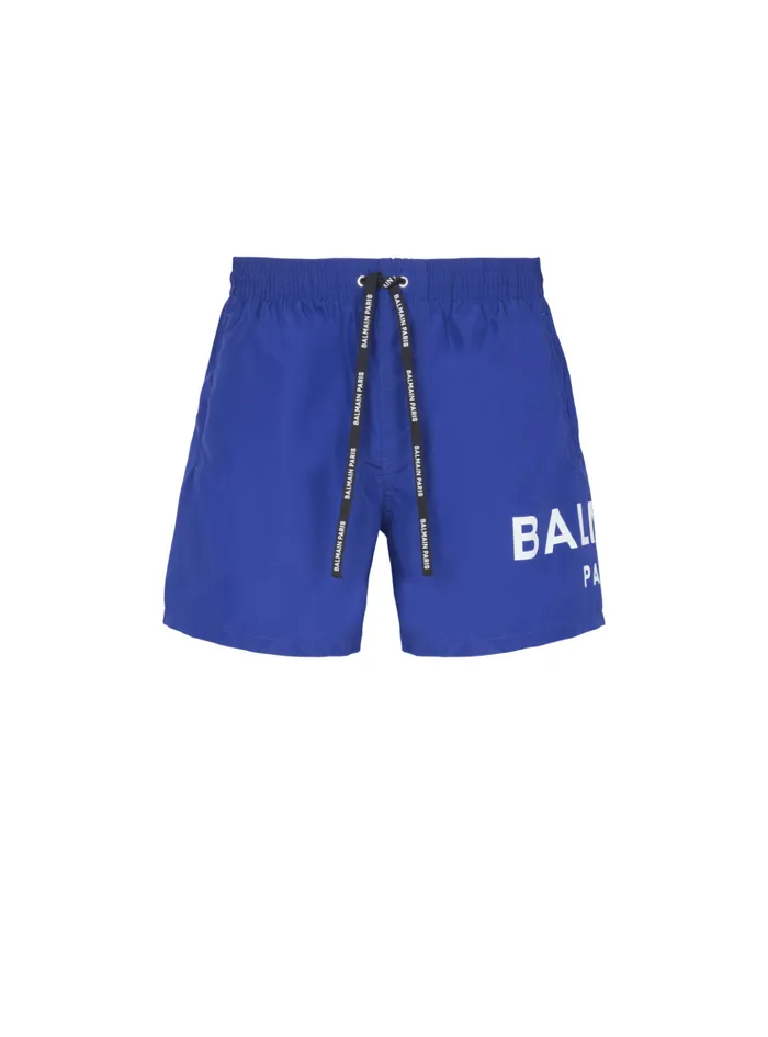 Swim Shorts Navy Men Balmain Swimwear