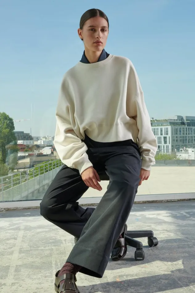 TShirts and Sweatshirts Women Soeur WILLOW SWEATSHIRT Offwhite